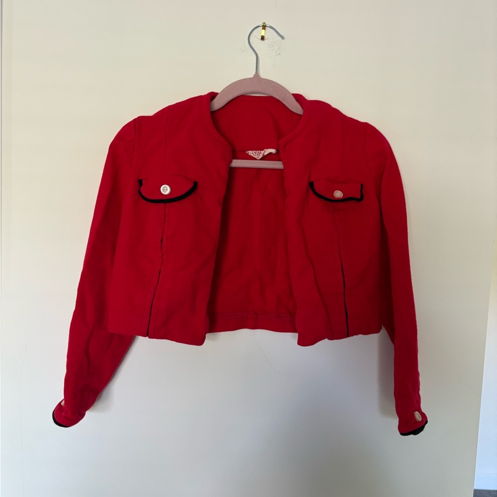 Vintage 1960s Red Women's Jacket